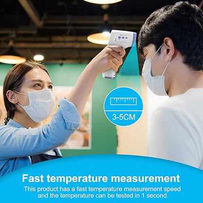 Handheld Non-Contact Thermometer, Digital Forehead Thermometer with LCD Display for Room, Offices, Shops, School, Fast Measurement