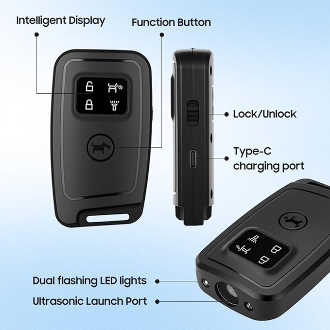 Ultrasonic Anti Barking Device for Dogs，Dog Deterrent Devices & Barking Silencer for Bad Behavior，Indoor/Outdoor Dog Training Bark Control