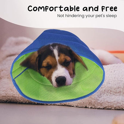 Soft Dog Cone Collar Alternative, E Cones for Medium Small Dogs/Cat to Stop Licking After Surgery, Neuter Recovery Ecollars of Shame Alternatives, Comfortable Paws Comfy Elizabethan Collars
