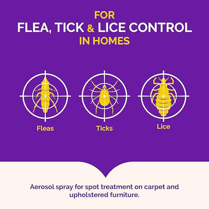 Hot Shot Flea, Tick & Lice Killer with Odor Neutralizer (Aerosol)(Pack of 6)