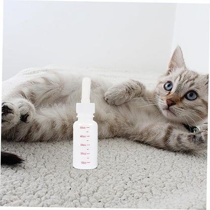 UPKOCH 3pcs Plastic Kitten Nursing Bottles Small Milk Bottles Dog Portable Nurser