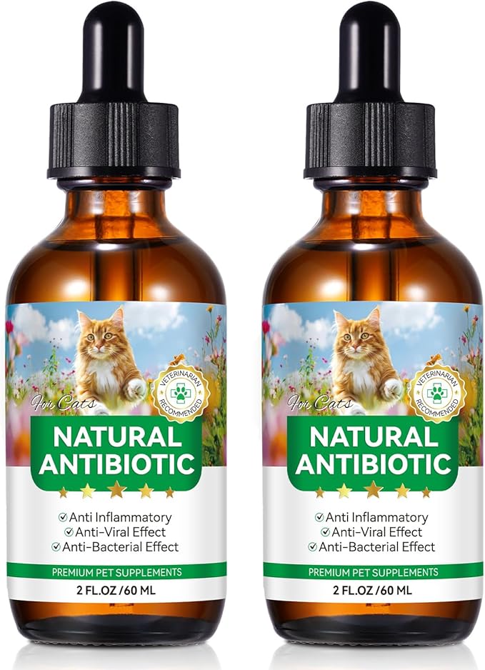 2 Pack Antibiotics for Dogs, Natural Antibiotics for Dogs, Dog Antibiotics, Dog Supplies Antibiotics, Dog Multivitamin for Pets, Natural Dog Antibiotics Supports Dog Allergy and Itch Relief