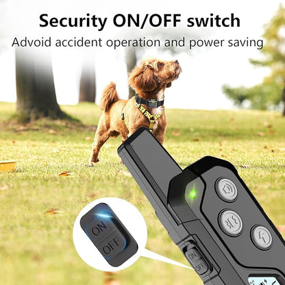 Shock Collar for Dogs, Dog Training Collar with Remote Control for 2 Dogs, 3 Training Modes with Beep, Vibration and Satic, Waterproof, Rechargeable for Large Medium Small
