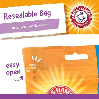 Arm & Hammer for Pets Nubbies Dental Treats - Baking Soda & Calcium Dog Dental Chews, Nubbed Texture Helps Scrub Plaque & Tartar While Chewing, Chicken Flavor, 20 Count, 7 Ounce - 24 Pack