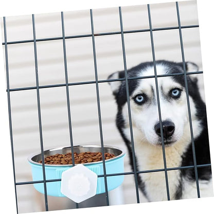 VANZACK Stainless Steel Dog Bowl Double Layer Easy to Pet Feeder Pet Supplies