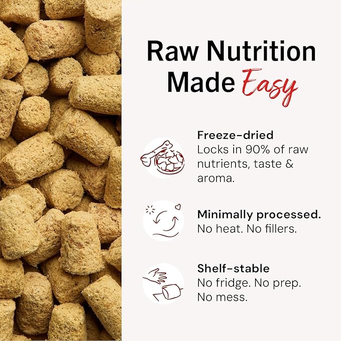 Stella & Chewy's Freeze-Dried Raw Lamb Meal Mixers- Dog Food Topper and Mixer - Made with 95% Grass-Fed Lamb, Organs & Bone - Perfect for Picky Eaters - Grain-Free - 35 oz (Pack of 2)