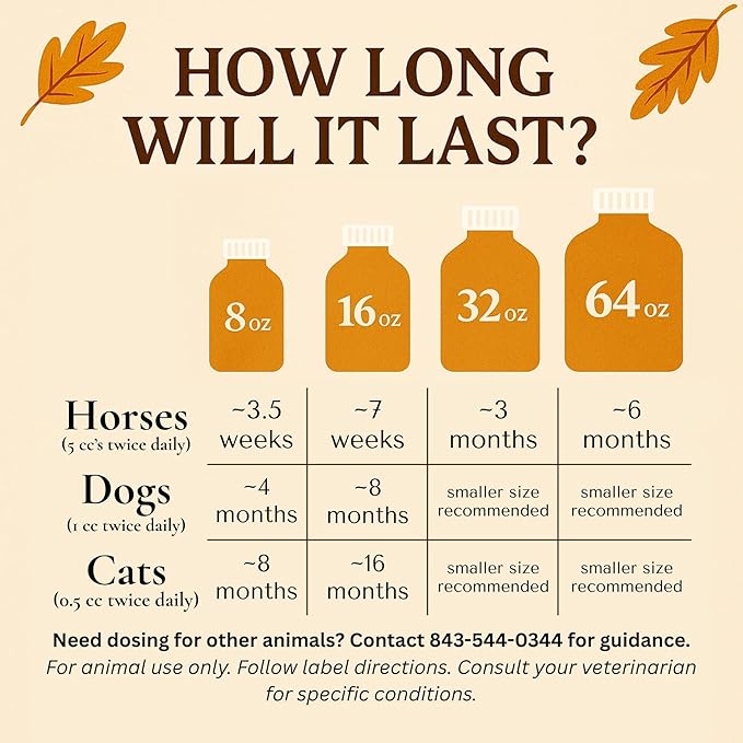 Natural Allergy, Cough, and Respiratory Relief Formula for Horses, Dogs, and Cats, Calendula Blend, Respiratory Support Supplement, Corazón Therapeutics (8 oz)