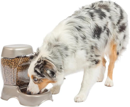 Petmate Pet Cafe Feeder Dog and Cat Feeder Pearlescent Colors 3 Sizes, Made in USA