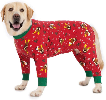 Dog Surgery Recovery Suit Onesies for Large Dogs Spayed Recovery Suit Cone Alternative After Surgery Abdominal Wounds Protector Dog Bodysuit for Medium Large Dogs Pajamas