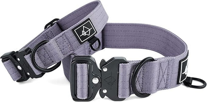 Made to ROAM Premium Dog Collar - Adjustable Heavy Duty Nylon Collar with Quick-Release Metal Buckle (Montana Moonrise, Classic Size 3)