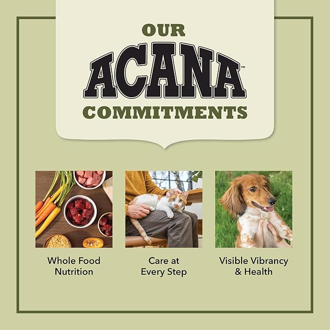 ACANA Wholesome Grains Dry Dog Food Large Breed Adult Recipe 22.5lb Bag