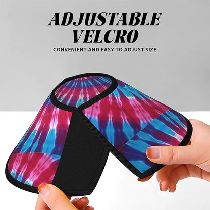 Soft Recovery Cat Cone Collar Tie Dye, Adjustable Dog Cat Cone for Cats, Puppy, and Small Dogs, Comfortable and Protective Design