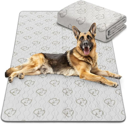 FXW Washable Pee Pads for Dogs, Leak-Proof & Non-Slip, Specifically Designed for Potty Training, 30" x 70" Rectangle, Khaki, 1 Pack