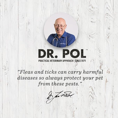 Dr. Pol Incredi-Pol Flea & Tick Spray | Fast-Acting Pest Control for Dogs | Helps Repel & Eliminate Fleas, Ticks & Larvae | Safe & Effective Formula | 16 oz