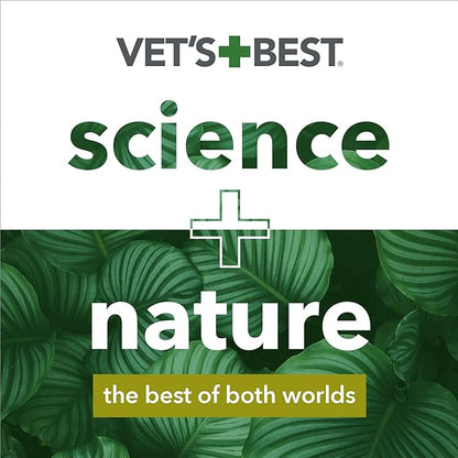 Vet’s Best Natural Flea and Tick Drops for Small Dogs, Plant-Based Spot-On Treatment with Certified Essential Oils, Topical Flea and Tick Prevention and Control, Natural Pest Care, 4 Month Supply