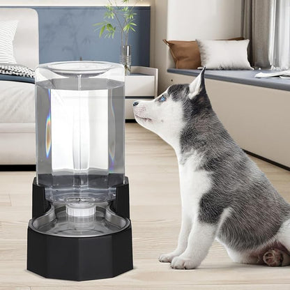 Sfozstra Large Dog Water Dispenser: 7L Automatic Gravity Water Feeder - Less Refills All-Day Water - No Mess Keeps Floors Dry - No Electricity - for Medium Dogs & Multi-Pet Homes - Workday/Pet Station