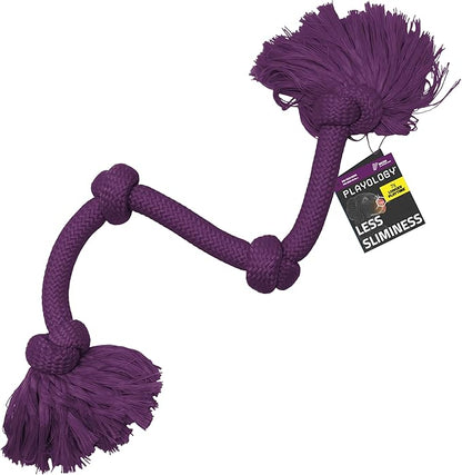 Playology Rope Toys for Dogs | Tug of War Dog Toy for Aggressive Chewers | Bacon Scented Dog Toys | Mega Rope Toy for Interactive Play