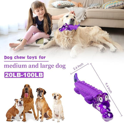 Fuufome Dog Chew Toys for Aggressive Chewers, Indestructible Tough Interactive Dog Toys for Small Medium Large Breed-Puppy Teeth Chew Toy to Keep Them Busy