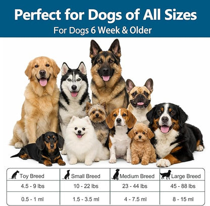 Dewormer for Dogs Fenbendazole for All Wormers, Roundworms , Hookworms , Whipworms and Tapeworms Broad Spectrum