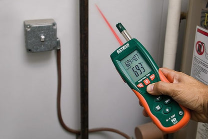 EXTECH HD500 - Psychrometer with 30:1 Infrared Thermometer