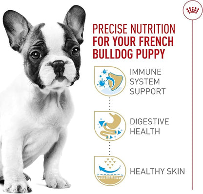 Royal Canin Breed Health Nutrition French Bulldog Puppy Dry Dog Food, 10.5 lb Bag