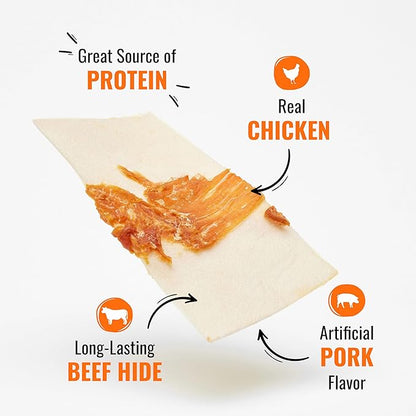 Good'n'Fun Triple Flavor Rawhide Chips with Real Chicken