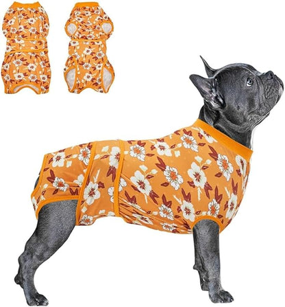 PetWarm Recovery Suit for Pets – Pet Dog Cat After Surgery Onesie for Male & Female Pets – Post-Spay & Neuter, Weaning, Prevents Licking – Cotton Protect Pet Abdominal– Pet E-Collar Alternative, XS