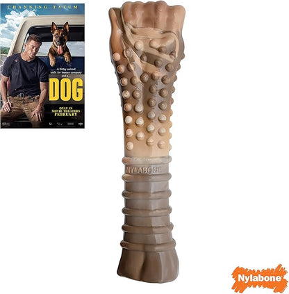 Nylabone Power Chew Camo Dog Toy - Dog Toys for Aggressive Chewers - Indestructible Dog Toys for Aggressive Chewers Large Breed - For Extra Large Dogs - Chicken Flavor X-Large/Souper - 50+ lbs.