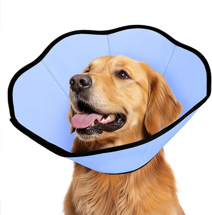 MIDOG Dog Cone Collar After Surgery, Soft Dog Cone Alternative to Stop Licking,Adjustable Elizabethan Recovery Cones for Small to Large Sized Dogs