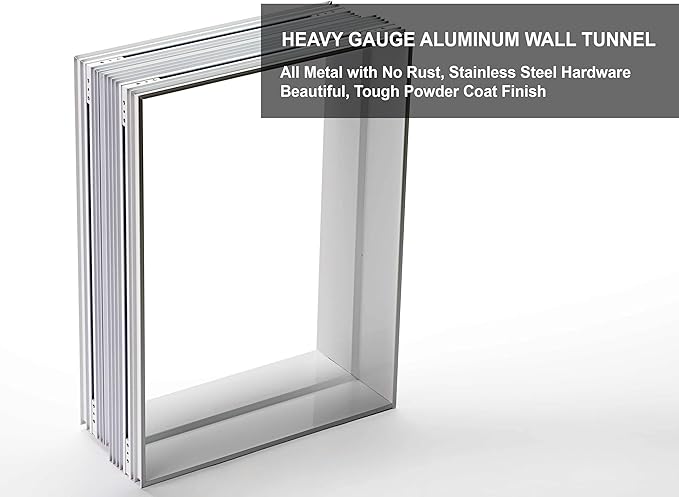Power Pet Automatic Electronic Pet Door by High Tech Pet - Pet Operated Dog Door, High Security, Air Tight, for Medium-Sized Dogs (10" x 12" Pet Opening), Wall Mount, Easy Install - PX-1W
