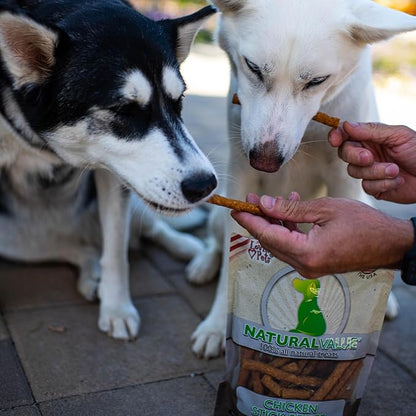Loving Pets Natural Value All Natural Soft Chew Chicken Sticks For Dogs, 14-Ounce