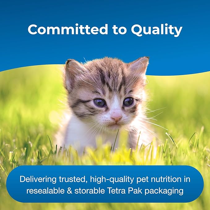 PetAg KMR Kitten Milk Replacer Liquid - 16 oz, Pack of 3 - Ready-to-Feed Formula with Vitamins for Newborn Kittens to 1 Year - Easy to Digest