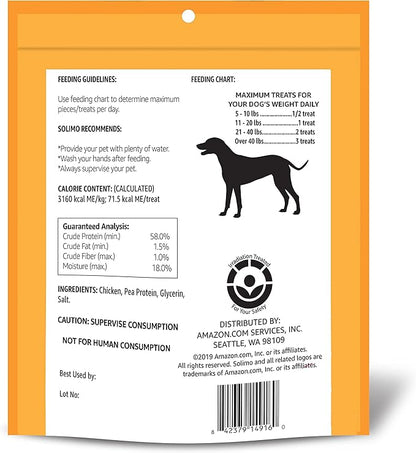 Amazon Brand - Solimo Chicken Jerky Dog Treats, 2 pounds (Packaging May