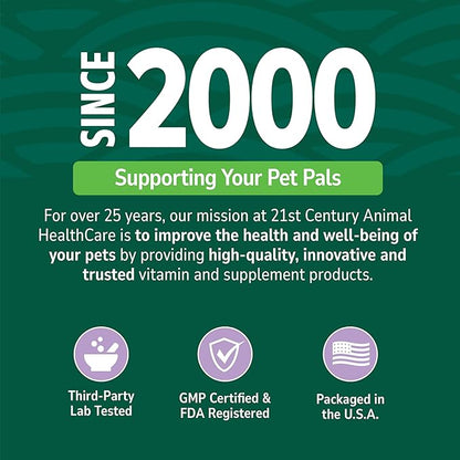 Petnc Hip & Joint Health Supplement for Dogs (90 Chews), Glucosamine Chondroitin MSM Dog Chews with Hyaluronic Acid, Liver Flavored Bone & Joint Support Supplement, For All Breeds
