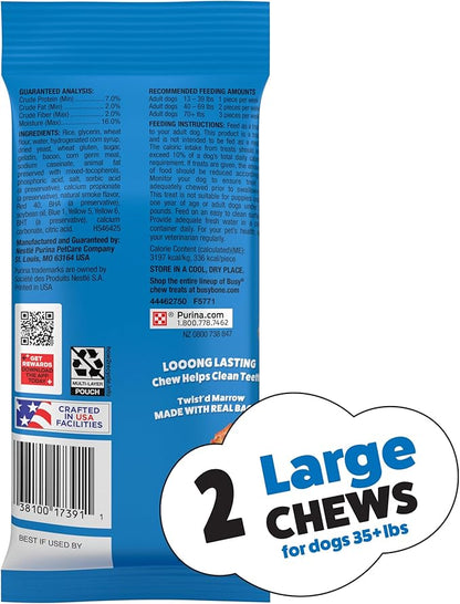 Purina Busy with Beggin’ Twist’d Adult Dog Chew Bone Treats - (Pack of 6) 2 ct. Pouches