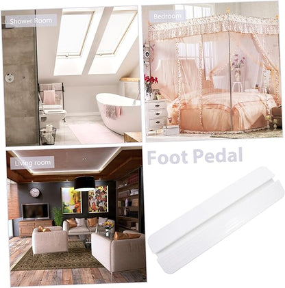 POPETPOP Dog Gate Ramp for Doorway Pet Fence Hardware Pet Gate Safety Door Fixator Support Feet Enhance Home Safety