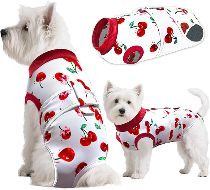 Dog Surgery Recovery Suit, Abdominal Surgical Suit for Male Female Dog Post Spay Neuter, Breathable Pet Onesie E-Collar & Cone Alternative, Surgery Shirt to Prevent Licking, X-Large