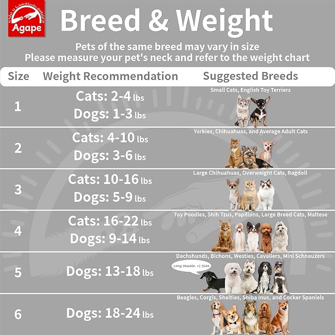 Agape Soft Dog Cone for Small Dogs & Cats, Comfy Dogs Recovery Collar After Surgery, Adjustable E Collar Alternative to Stop Licking, Protective Elizabethan Cones for Pup&Kitty, Comfortable Dog Cones