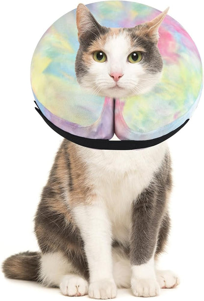 Inflatable Dog Recovery Collar, Dog Cone Collar for After Surgery, Prevent Dogs from Biting & Scratching Wound E-Collars to Help with Healing Soft Pet Recovery Collar Does