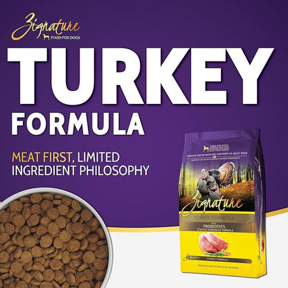 Zignature Turkey Limited Ingredient Formula Dry Dog Food 25lb
