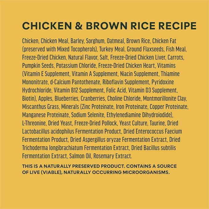 Instinct RawBoost, Natural Dry Dog Food with FreshDried Raw, Whole Grain Recipe - Real Chicken & Brown Rice, 3.5 lb. Bag