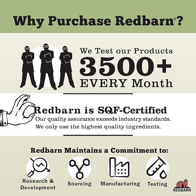 Redbarn Pet Products All-Natural Air Dried Beef Training Treats for Puppies & Dogs – Grain-Free Single Protein Rewards Made in USA for Small, Medium, & Large Breeds - 8 oz Resealable Bag