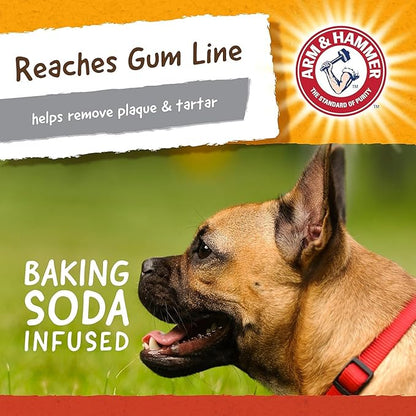 Arm & Hammer for Pets Super Treadz Mini Gorilla Dental Chew Toy for Dogs - Dog Dental Chew Toys Reduce Plaque & Tartar Buildup Without Brushing - for Dogs up to 25 Lbs (Pack of 24)