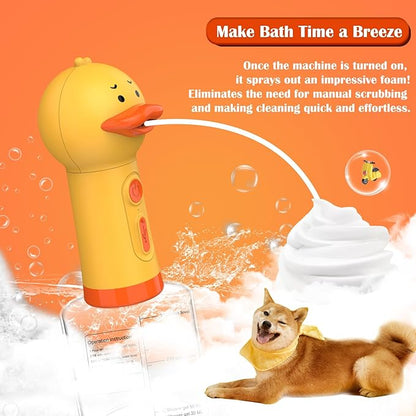 Katoggy Electric Foaming Shampoo Dispenser for Dog and Cat Bathing, Rechargeable Soap Dispenser for Pet Bathing, Bathroom, Kitchen Sink, Toilet Cleaning