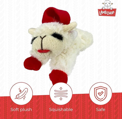 Multipet Toy Dog Lamb Chop Santa, 1 ea