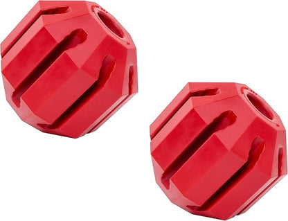 KONG Stuff-A-Ball - Durable, Natural Rubber Chew Toy for Dogs - Dental Health Pet Toy for Chewing & Teeth Cleaning - Stuffable for Treats & Snacks - for Large Dogs (Pack of 2)