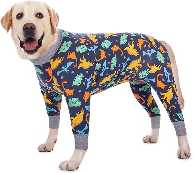 Dog Surgery Recovery Suit Onesies for Large Dogs Spayed Recovery Suit Cone Alternative After Surgery Abdominal Wounds Protector Dog Bodysuit for Medium Large Dogs Pajamas