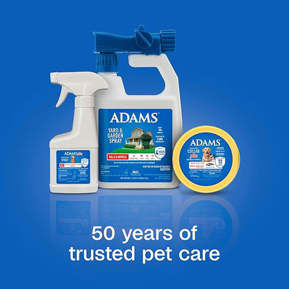 ADAMS Plus Flea & Tick Dog and Cat Spray, Kills Fleas & Ticks, Repels Mosquitoes, Prevents Flea Infestations for up to 2 Months, Flea Treatment for Dogs, Cats, Puppies, & Kittens, 8 Fl oz