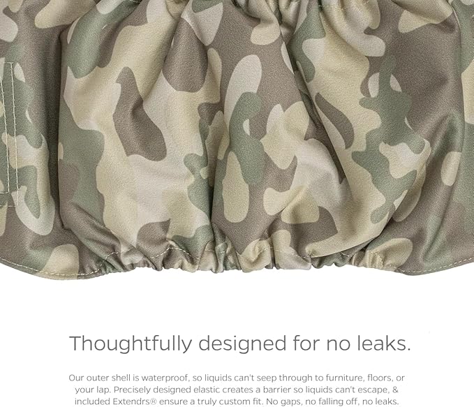 Pet Parents® Washable Belly Bands for Male Dogs (3pack) + Extendrs® of Durable Dog Diapers Male, Premium Male Dog Diapers & Dog Wraps (X-Large, Camo)