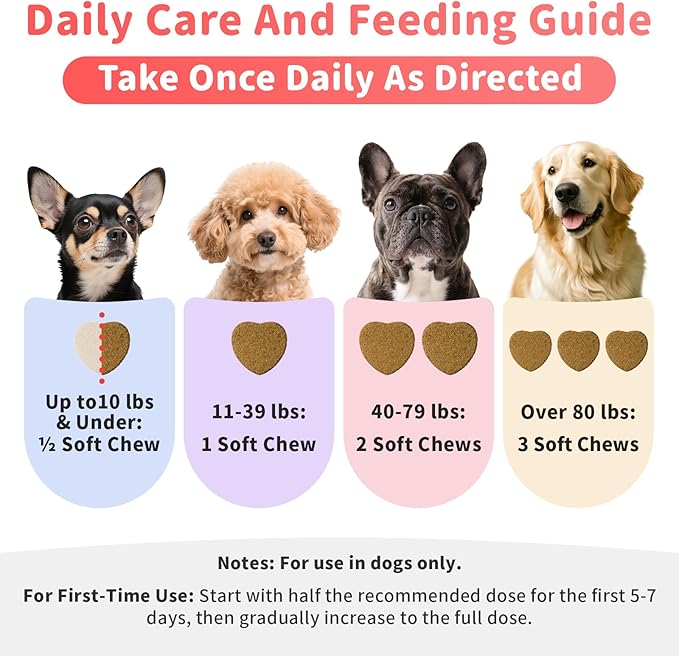 Salmon Oil for Dogs Skin & Coat, 13 in 1 Wild Alaskan Fish Oil for Dogs - Omega 3 EPA & DHA & ALA Fatty Acids, Dog Allergy Relief Chews, Joint & Immune Support, 90 Count, Salmon Flavor, Soft Chews